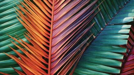 Tropical Leaf Abstract