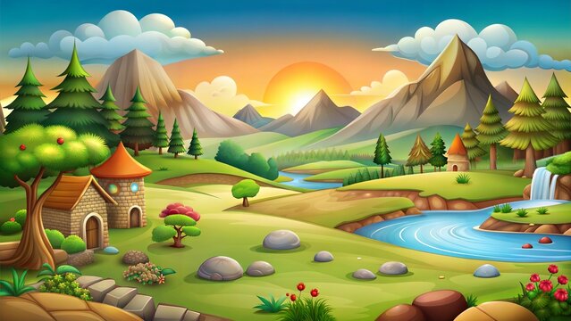 Cartoon Landscape