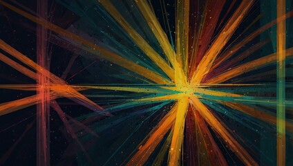 Abstract cross-pattern generative art.