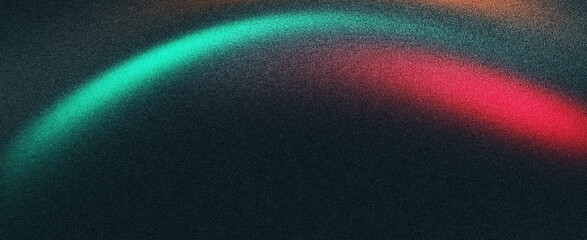Grainy noisy gradient background, dark blue orange red color wave black backdrop abstract header banner design