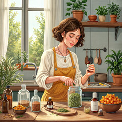 Home Mixing of Natural Remedies