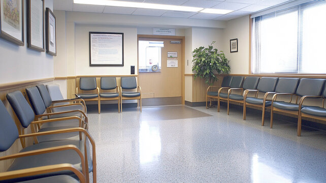 Waiting room in hospital.