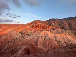 red rock canyon Skazka. Kyrgyzstan