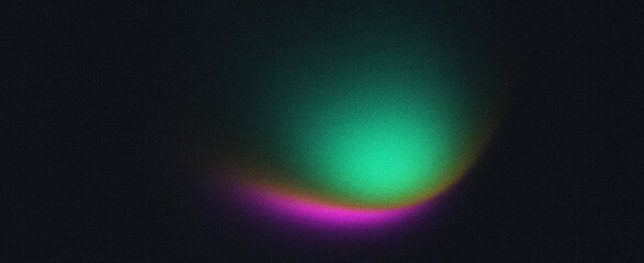 Grainy gradient background, dark green pink black abstract noise texture banner, poster header...