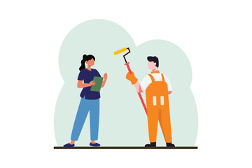 Labour Day Flat Design Illustration