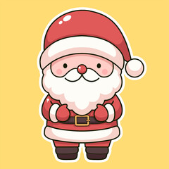 Santa claus cartoon illustration