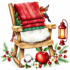 Obraz premium christmas chair