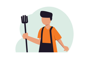 Labour Day Flat Design Illustration