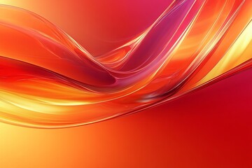Fototapeta premium abstract background with dynamic forms, bright red and orange shades, sharp contrasts and lines