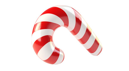 Christmas Candy cane high-resolute fee Isolated on Transparent Background