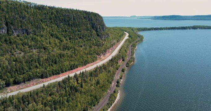 Ontario Lake Superior Highway Aerial - 003