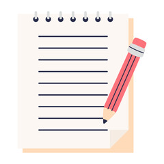 notebook hand drawn illustration