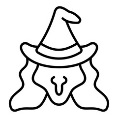 Obraz premium Witch Hat Icon