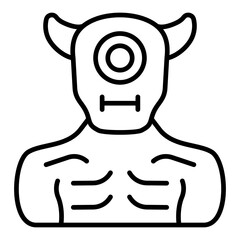 Cyclop Monster Icon