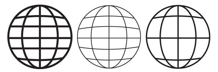 web icon vector, glob icon, web vector illustration on a background