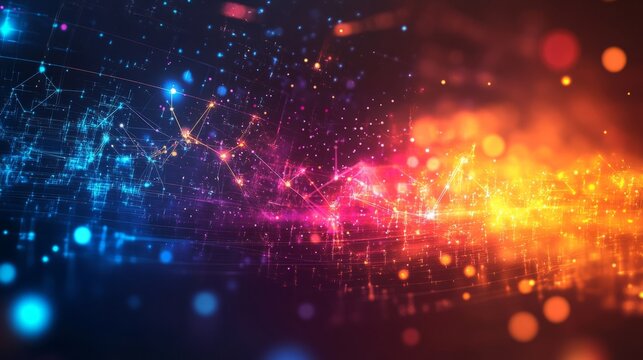 Ultra-Realistic Background Featuring Mathematical Formulas in Bright Colors, Creating a Dynamic and Engaging Visual for Educational or Scientific Themes