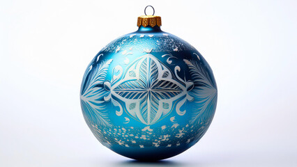 Christmas ball with colorful patterns