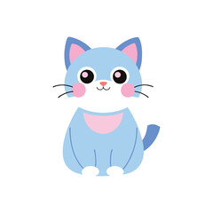 Cute Cat Vector silhouette  art illustration  for Your Creative Designs.