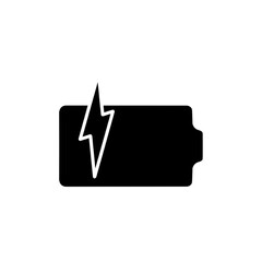 Battery icon vector illustration. battery charging sign and symbol. battery charge level