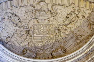 Medieval architecture of Alhambra palace, Granada, Spain