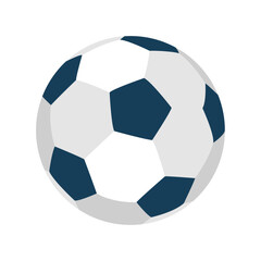 Obraz premium Soccer ball background in flat style
