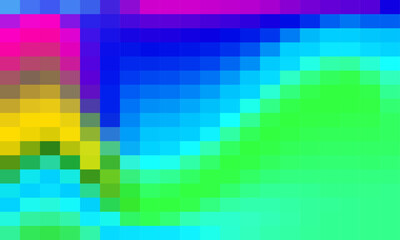 Vector abstract and colorful pixel background