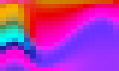 Vector abstract and colorful pixel background