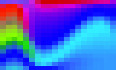 Vector abstract and colorful pixel background