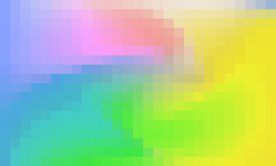 Vector abstract and colorful pixel background