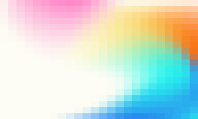 Vector abstract and colorful pixel background