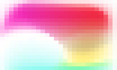 Vector abstract and colorful pixel background