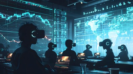 Virtual Economics Class Simulation in Futuristic Digital Classroom