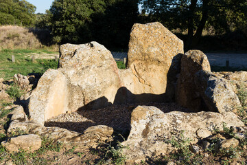 El Sotillo dolmen in Leza, Alava, Spain