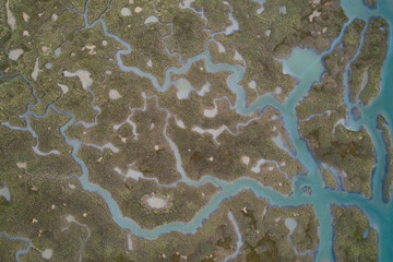 Formations near to Terra Estreita beach, Santa Luzia, Algarve, Portugal