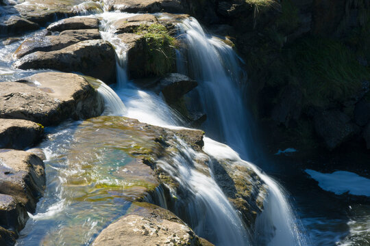 Guarguero waterfall, Espinosa de los Monteros, Burgos, Castilla y Leon, Spain