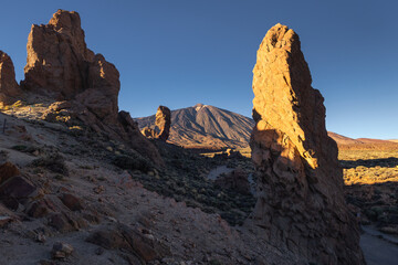 La Ruleta Vista Point with a spectacular views of Teide volcano. This is easy access place to see this mountain.