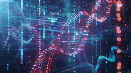 Holographic Presentation Showcasing the Benefits of DNA Data Storage Technology