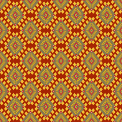 African ethnic traditional pattern. seamless beautiful Kitenge, chitenge style. fashion design in colorful. Geometric circle abstract motif. Floral Ankara prints, African wax prints.