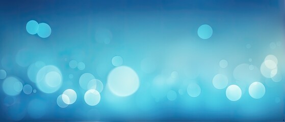 Abstract Blue Bokeh Background