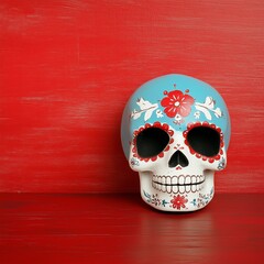 Día de los Muertos Concept. Celebrating Mexican Day of the Dead