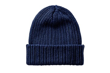 knitted cap on a white background