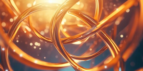 a bunch of shiny gold rings