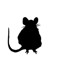 Mice Silhouette Black Rat Icons