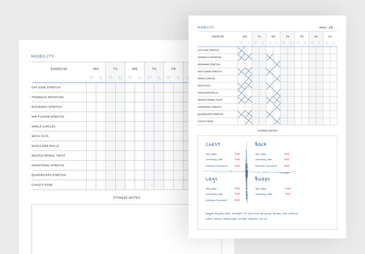 Fitness Planner For Two-phase exercise