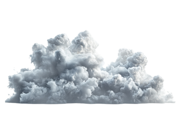 Convective zone isolated on white background