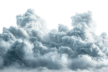 Convective zone isolated on white background