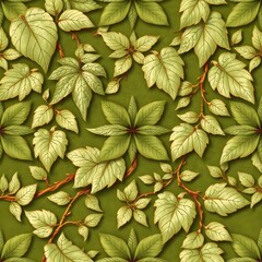 green leaves background