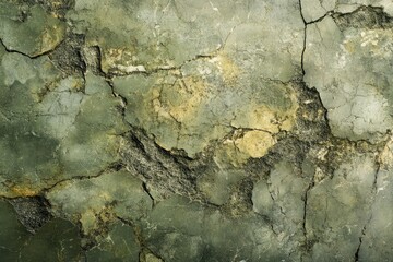 Obraz premium Cracked and weathered concrete wall. Perfect for grunge, industrial, or vintage design projects.