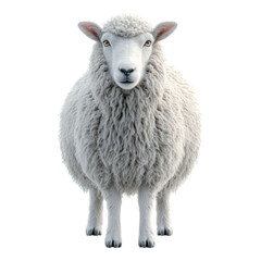 White Sheep Portrait