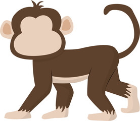 Cute monkey cartoon